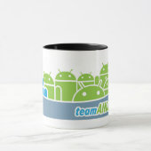 Team Android-Mok - Een koffie/theebekertje Mok (Midden)