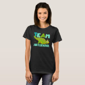 Team Ankylosaurus Future Paleontologist Dinosaur T-shirt (Voorkant volledig)