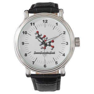 Team ascorbinezuur vitamine C Chemische molecule Horloge