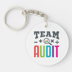 Team Audit Auditor Auditing Groep Accountant Sleutelhanger