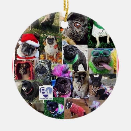 Team B4 Keramisch Ornament (Voorkant)