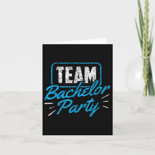 Team Bachelor Party Bruid Bruidegom _3 Kaart