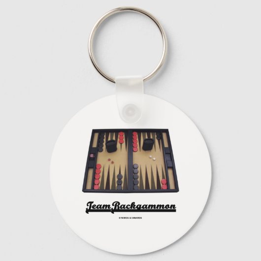 Team Backgammon Sleutelhanger (Voorkant)