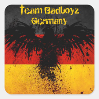Team Badboyz Duitsland Grunge Sticker