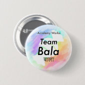Team Bala - Academy Works Ronde Button 5,7 Cm (Voorkant /achterkant)