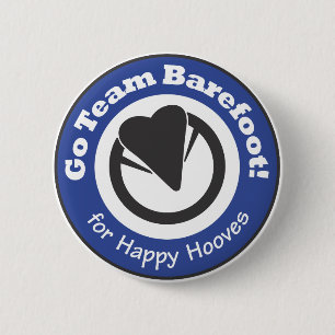 Team Barefoot! Knoop Ronde Button 5,7 Cm