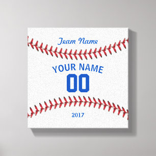 Team Baseball Sport Canvas Afdruk