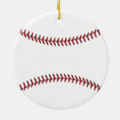 Team Baseball Sport Keramisch Ornament (Achterkant)
