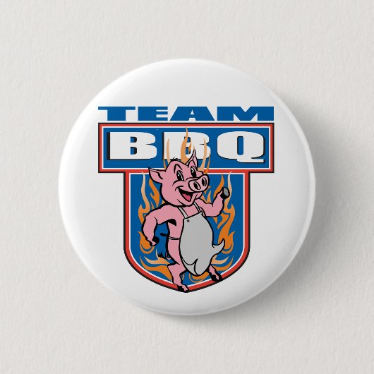 Team BBQ Pork Ronde Button 5,7 Cm (Voorkant)