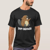 Team Beaver Funny Beaver T-shirt (Voorkant)