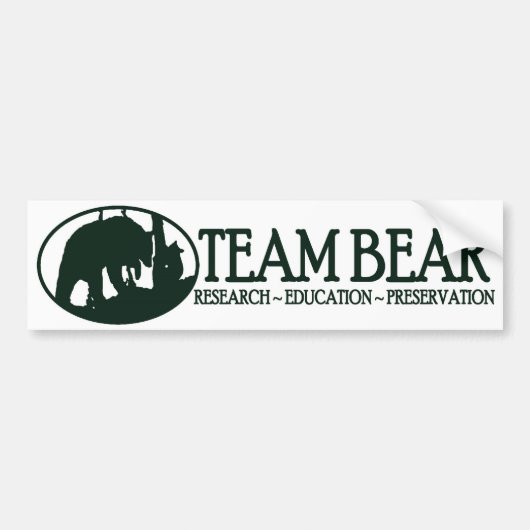 Team Beer Bumpersticker Green (Voorkant)