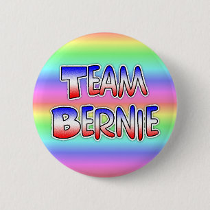 Team Bernie Sanders Patriottische Politieke Button