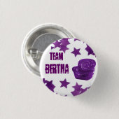TEAM BERTHA RONDE BUTTON 3,2 CM (Voorkant /achterkant)