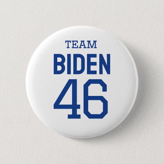 Team Biden Ronde Button 5,7 Cm (Voorkant)