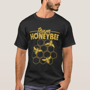 Team Bij Fun Imker Bijenteelt Bijenstal Honing Gra T-shirt