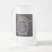 Team Blackfoot Frosted Beer Mok (Voorkant links)