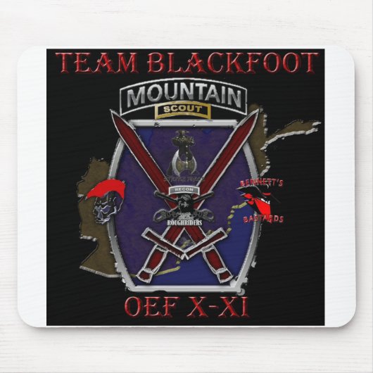 Team Blackfoot Muismat (Voorkant)