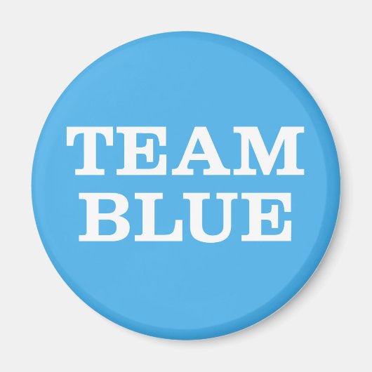 Team Blauw Magneet (Voorkant)