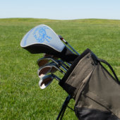 team blauwe krab golfheadcover (Insitu)