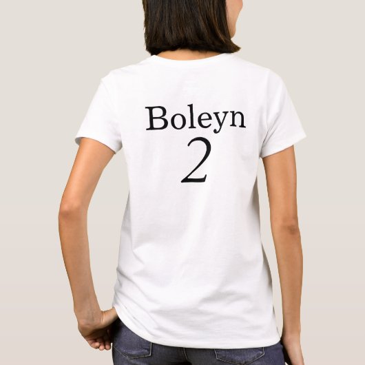 Team Boleyn T-shirt (Achterkant)