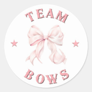 Team Bows Stickers for Boots or Bows Genre Reveill