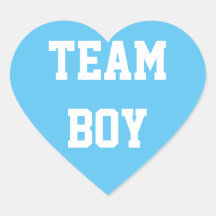 TEAM BOY Baby onthullen Sticker, Baby shower