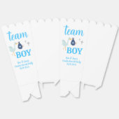 Team Boy Blauw Geslacht Onthullen Party Custom Pop Bedankdoosjes (Ongevouwen)