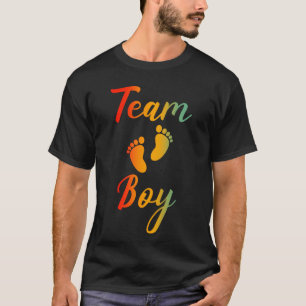 Team Boy Gender Reveal Baby Party T-shirt