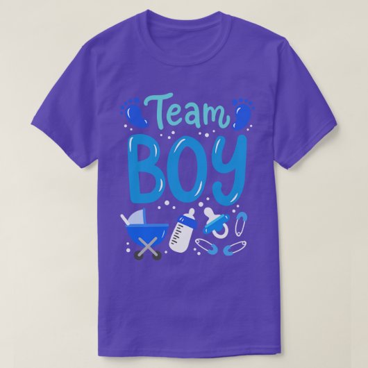Team Boy Geslacht Onthullen 2 T-shirt (Design voorkant)
