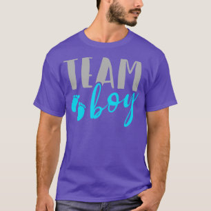 Team Boy Geslacht onthullen Baby shower Merch T-shirt