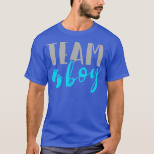 Team Boy Geslacht onthullen Baby shower Merch T-shirt