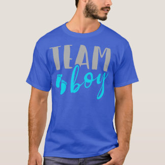 Team Boy Geslacht onthullen Baby shower Merch T-shirt