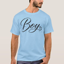 Team Boy Geslacht Onthulling Heren T-shirt