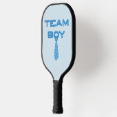 Team Boy met Necktie Gender onthulling Pickleball Paddle (Links)