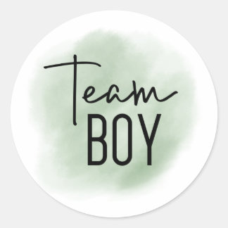 Team Boy Sage Groen Geslacht onthullen Sticker