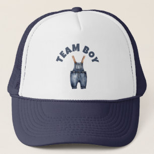 Team Boy Schattige Kleine Babykleding Genderonthul Trucker Pet