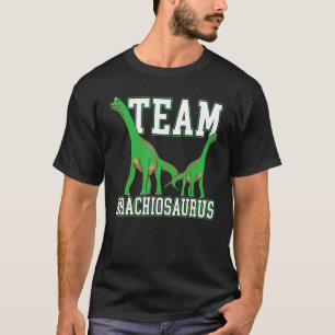 Team Brachiousaurus Dinosaur Future Paleontoloog T-shirt