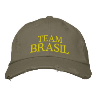 Team Brasil-geborduurd pet