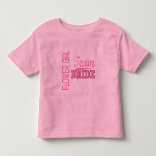 Team Bride 1 BLOEMENMEISJE Kinder Shirts