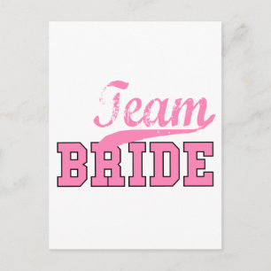 Team Bride 1 Briefkaart