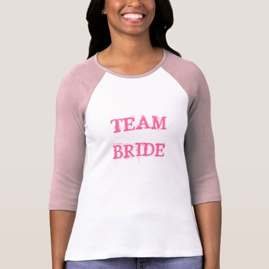 TEAM BRIDE 3/4 T-SHIRT (Voorkant)