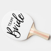 Team Bride Black Tafeltennisbatje (Zijkant)