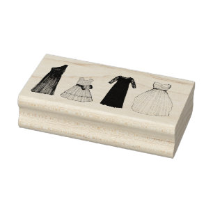 Team Bride Bridal Weddenschap Gown Dress Rubberstempel