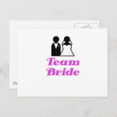 Team Bride Briefkaart (Voorkant / Achterkant)