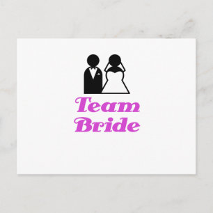 Team Bride Briefkaart