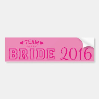 Team Bride Bumpersticker