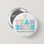 Team Bride Button (Voorkant /achterkant)