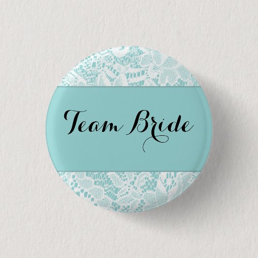 Team Bride Button - Bachelorette/Bridesmaid Button (Voorkant)