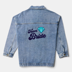 Team Bride Denim Jas Denim Jacket