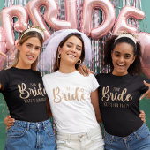 Team Bride Elegant Bachelorette T-shirt